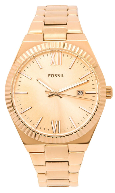 Fossil Scarlette Rose Gold Stainless Steel Rose Gold ES5258 Women's Watch