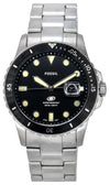 Fossil Blue Dive Style Stainless Steel Black Dial Quartz FS5952 Men's Watch