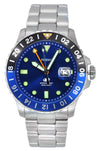 Fossil Blue GMT Stainless Steel Blue Dial Quartz FS5991 Men's Watch