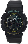 Casio G-Shock Analog Digital Resin Strap Multicolor Dial Quartz GA-100RC-1A Men's Watch