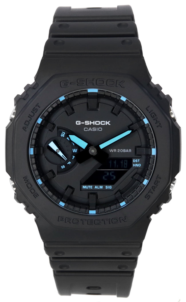 Casio G-Shock Neon Accent Analog Digital Quartz GA-2100-1A2 Men's