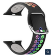 Strap Silicone Loop Nike Style-Apple Watch Compatible