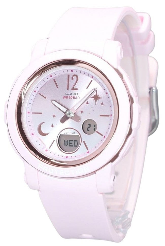 Casio Baby-G Moon And Star Series Analog Digital Resin Strap Pink Dial Quartz BGA-290DS-4A Women's Watch