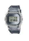 Casio G-Shock DW-5600SK-1 Clear Silver Metallic Skeleton Square Watch