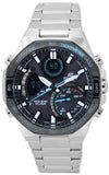 Casio Edifice Mobile Link Analog Digital Grey Dial Solar ECB-950DB-1A Men's Watch