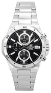 Casio Edifice Classic Standard Chronograph Analog Black Dial Quartz EFV-640D-1A Men's Watch