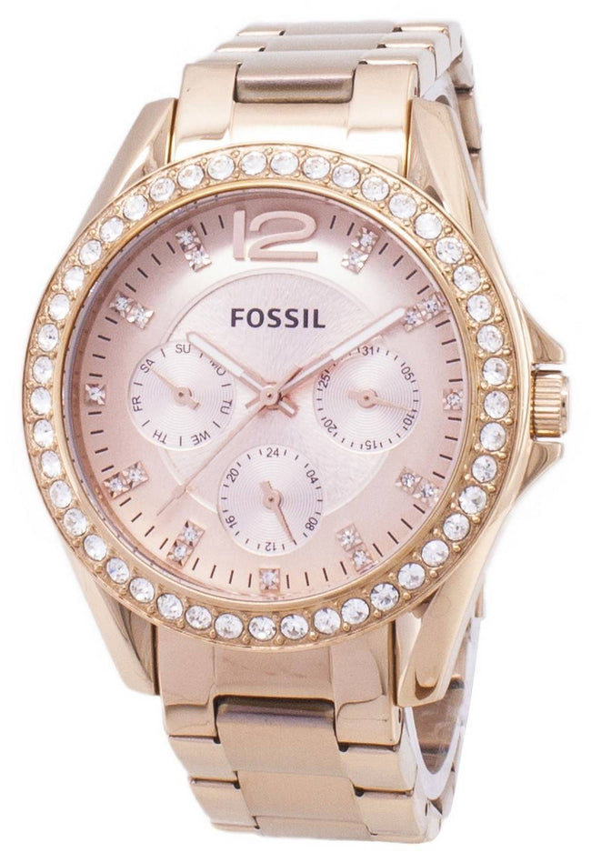 Fossil Riley Rose Gold ES2811 Women's Watch