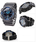 Casio G-Shock World Time Alarm GA-100-1A2 Men's Watch