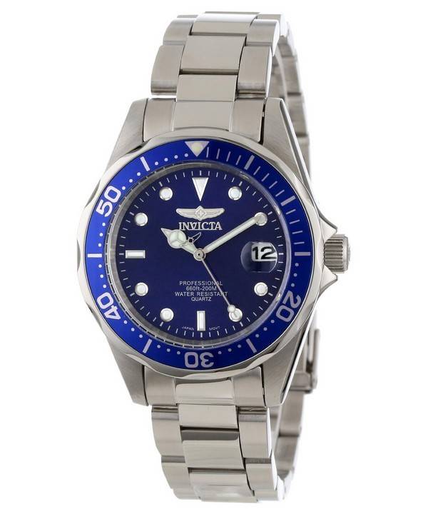 Invicta Pro Diver 200M Quartz Blue Dial 9204 Men's Watch