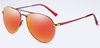 Too Lazy Sunglasses Mirrored Polarised Aviator A310