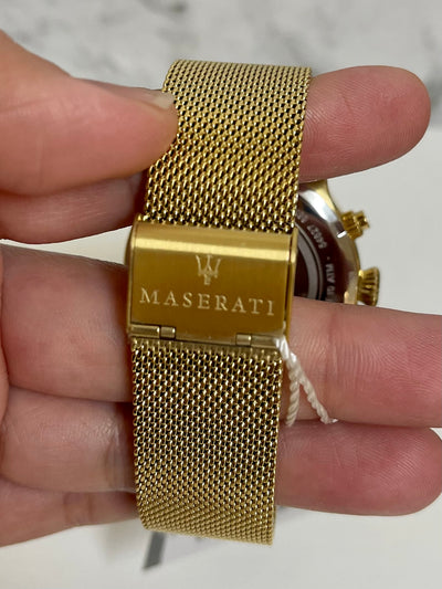 Maserati Gold Mesh Men's Watch R8873618007
