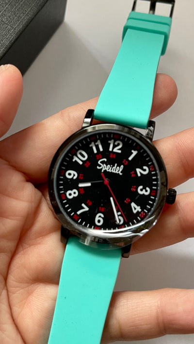 Speidel Original Scrub Watch - Medical Nurse Watch Black Dial