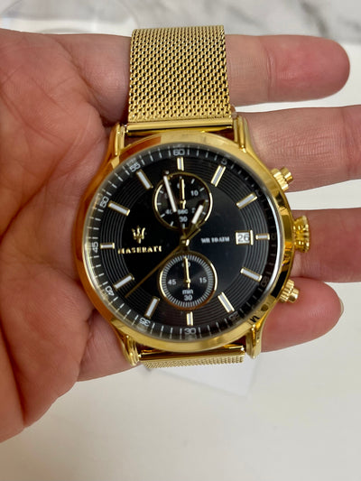 Maserati Gold Mesh Men's Watch R8873618007